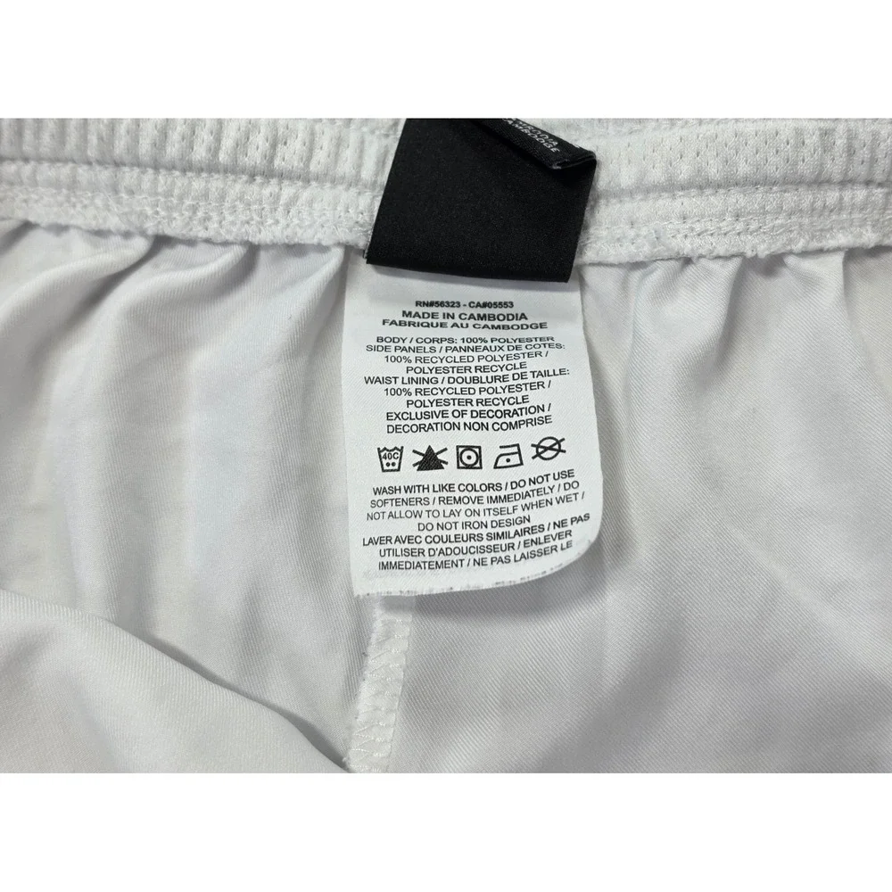Nike Soccer Shorts Mens Small White Excellent Dri-FIT Puma Futbol Club Athletic